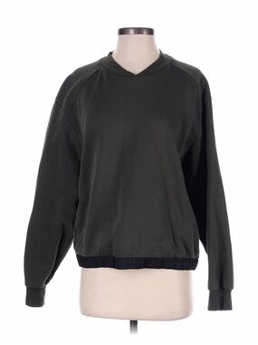 Moncler Men's Olive Green Crewneck Sweatshirt